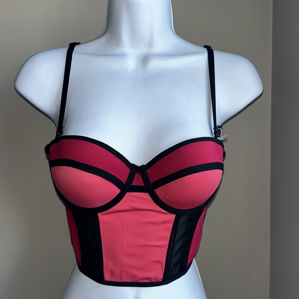 (4 for $80) NWT Celine Long Line Bustier Bralette
